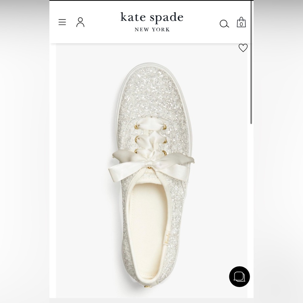 Keds x Kate Spade Triple Glitter Cream Sneakers